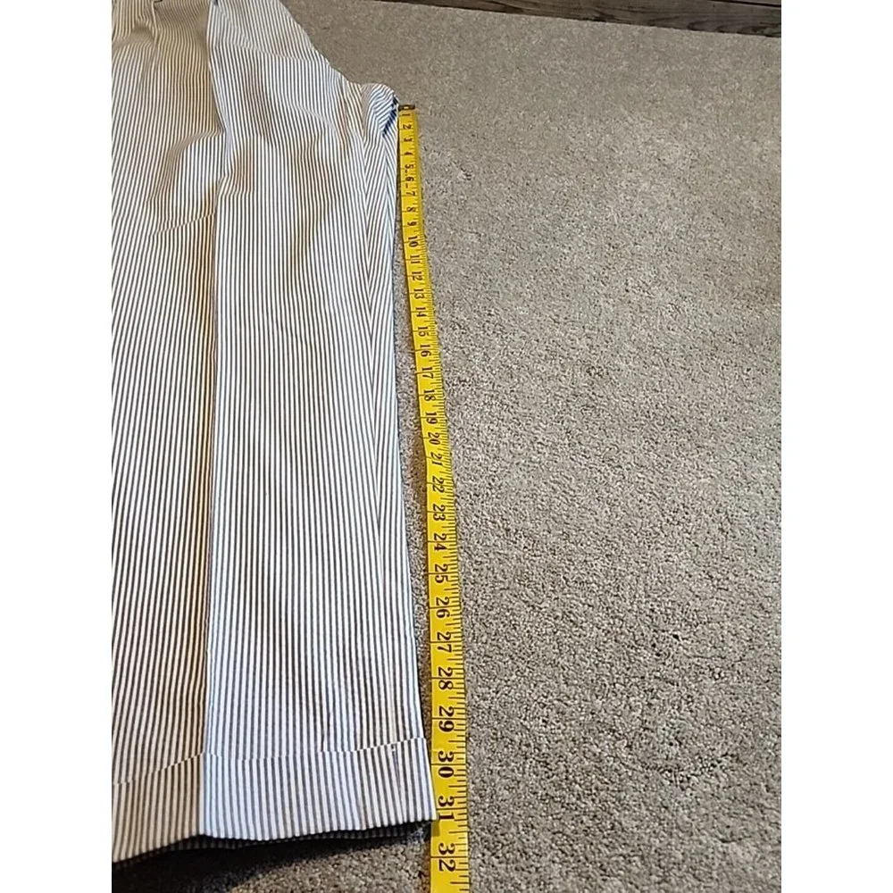 POLO RALPH LAUREN Men's 35 X 32 Blue & White Striped Pants Preppy Lawn Outdoor - Picture 13 of 14